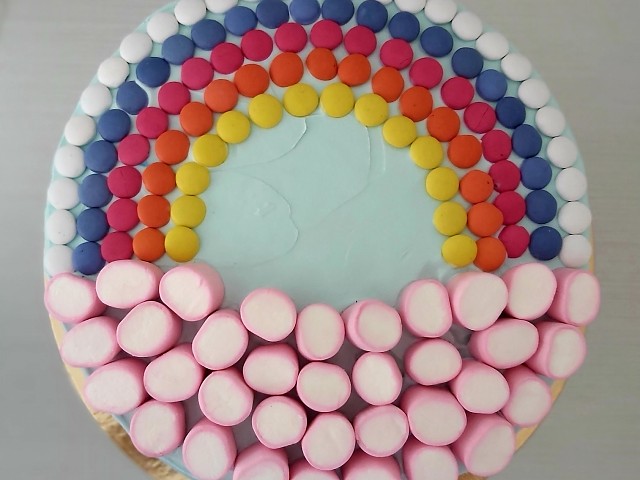 Tarta arcoiris