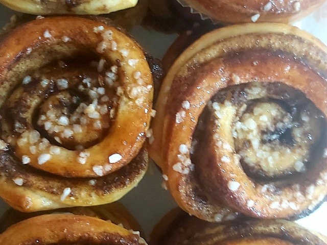 Pumpkin and cinnamon rolls