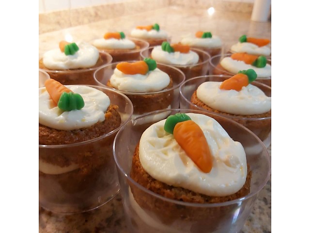 Mini tarta de zanahoria